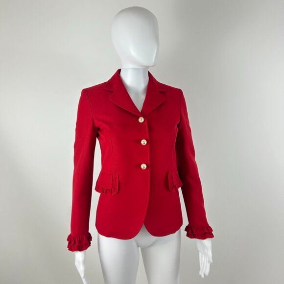 Gucci Red Wool and silk Jacket - Picture 6 of 12